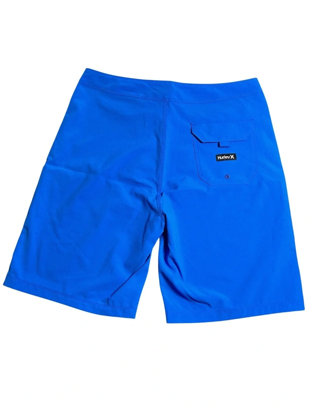 HURLEY men’s blue board beach shorts size 30 quick dry lightweight NWT